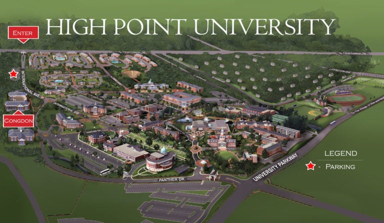 High Point University Campus Map Piedmont Triad Partnership